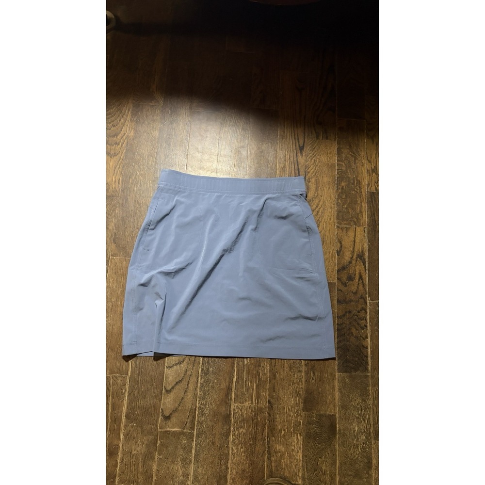 Eddie Bauer Womens Active Skirt Light Blue Athletic Hiking Travel Waist Small